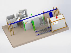  Semi Automatic Electrostatic Coating Line 