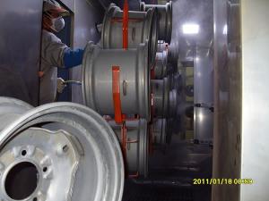  Car Wheel Rim Powder Coating Line 